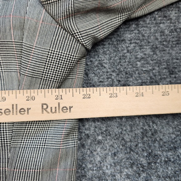 Vintage Brooks Brothers Blazer‎ Mens 42 Gray Wool Sports Coat Jacket Window Pane - Picture 9 of 10